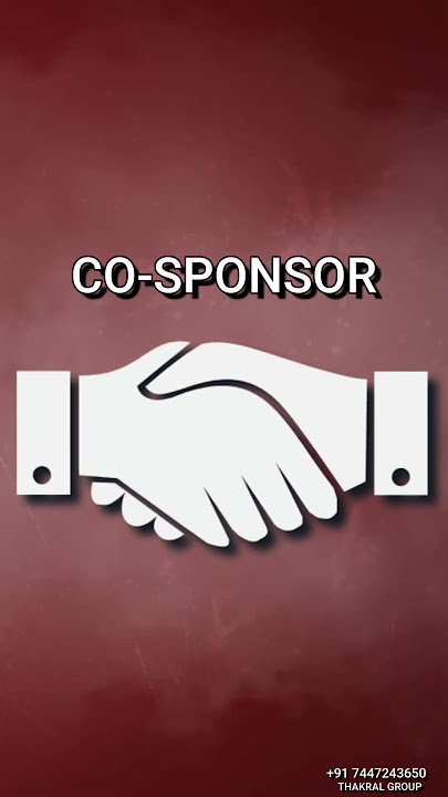 Co Sponsorship 